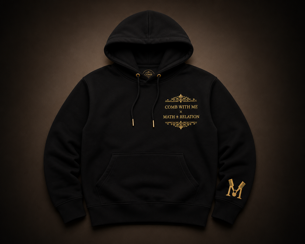COMB WITH ME × MATH ± RELATION Founder Edition Hoodie