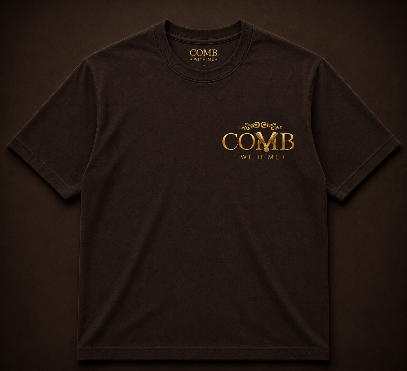 Comb With Me™ Everyday Tee — Espresso