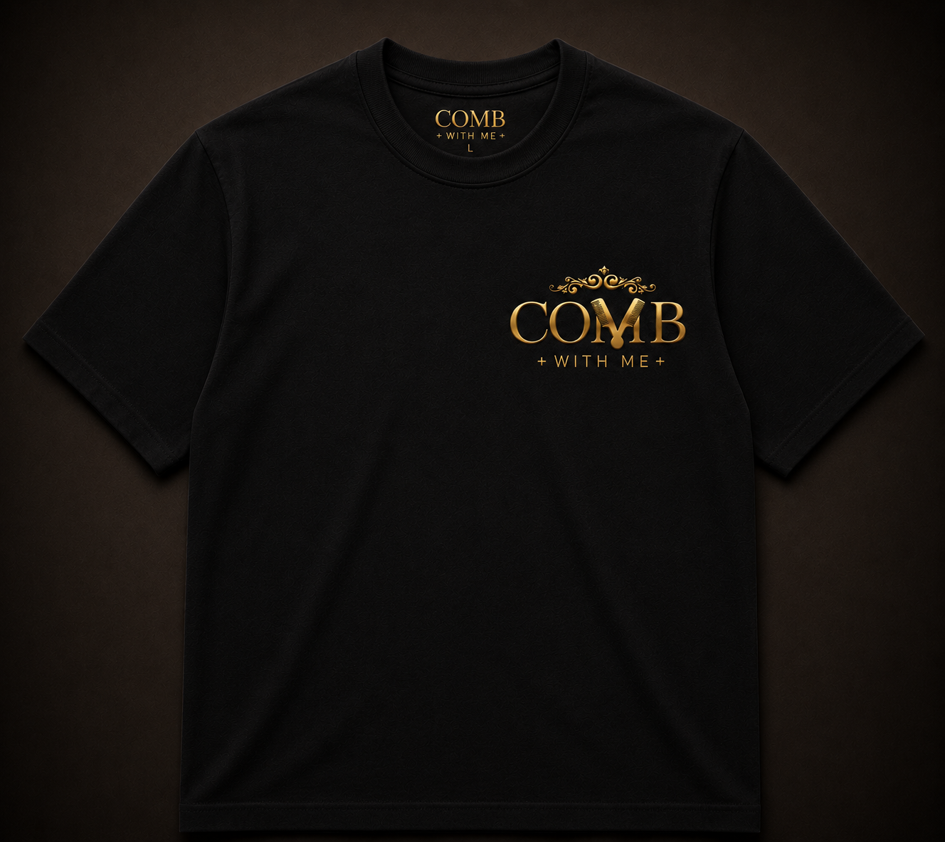 Comb With Me™ Everyday Tee — Black