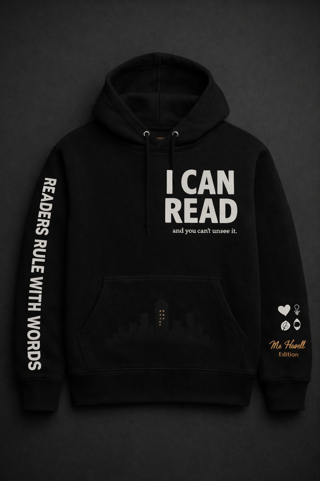 Raised By Words Hoodie