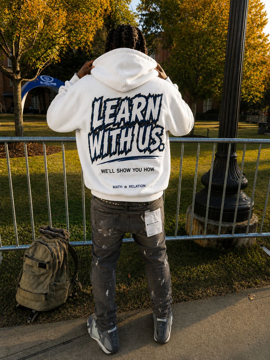 Learn With Us™ Heavyweight Hoodie | Math ± Relation