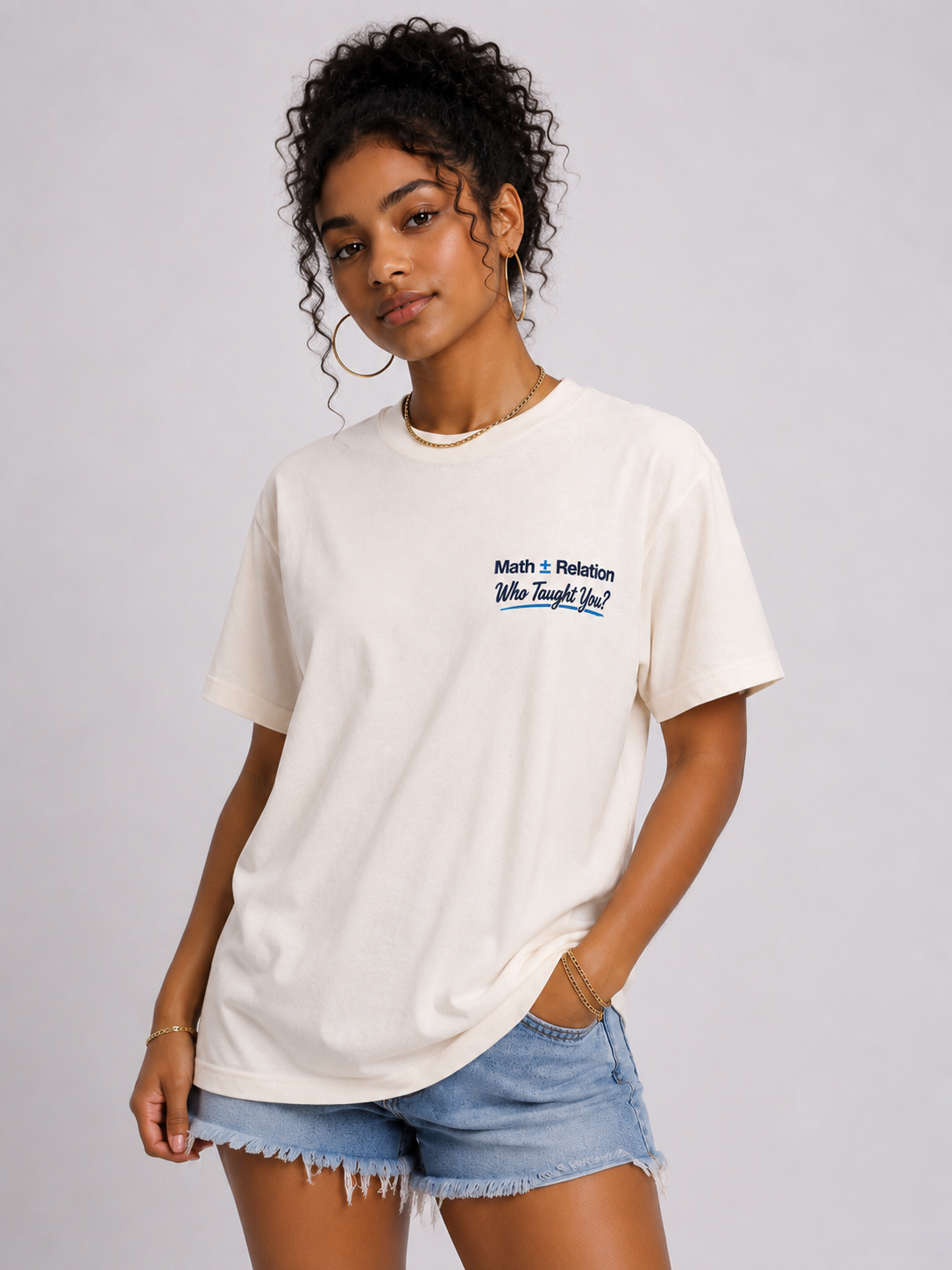 MR. JACKSON TAUGHT ME — Graphic Tee (Cream)
