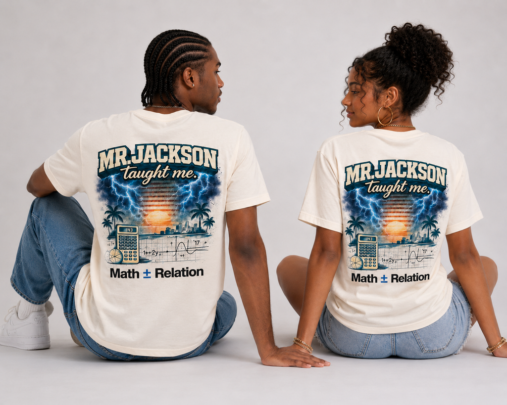 MR. JACKSON TAUGHT ME — Graphic Tee (Cream)