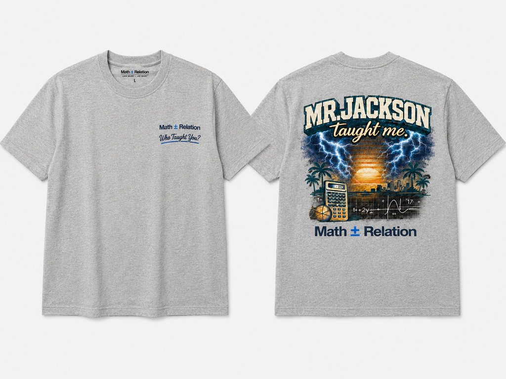 Mr. Jackson Taught Me Tee — Heather Gray