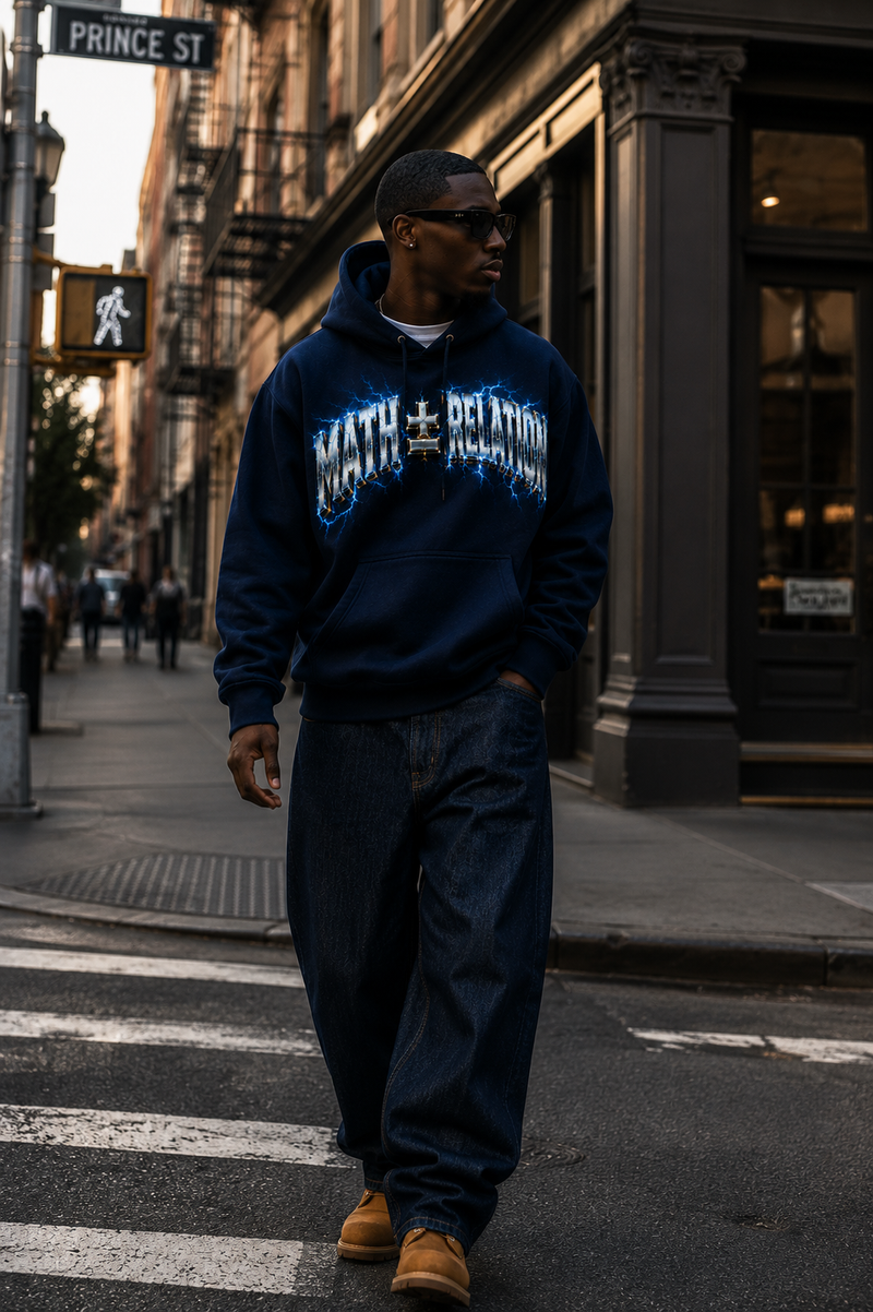 Math ± Relation Lightning Hoodie — back