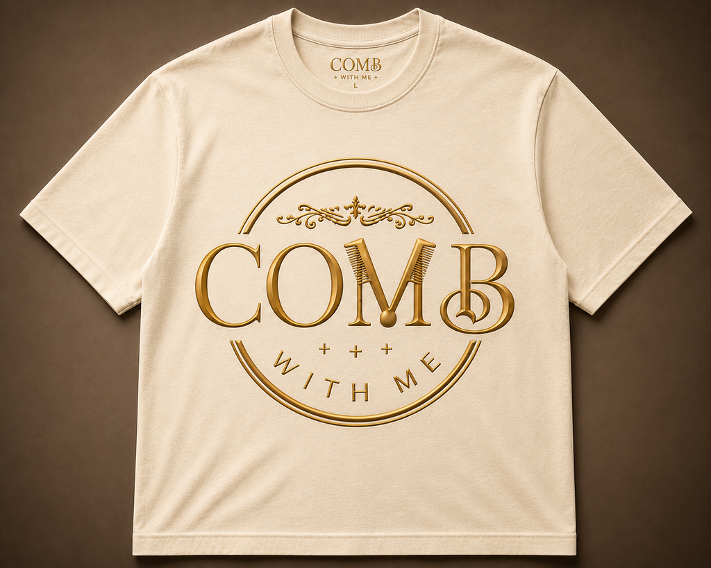 COMB WITH ME × MATH ± RELATION Founder Edition Tee – Bone