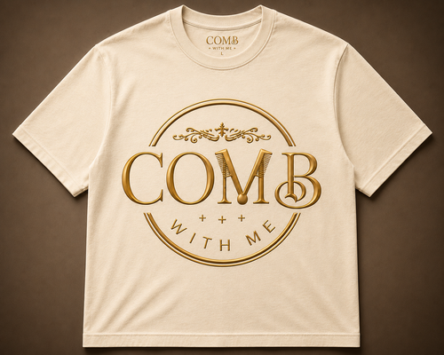 COMB WITH ME × MATH ± RELATION Founder Edition Tee – Bone