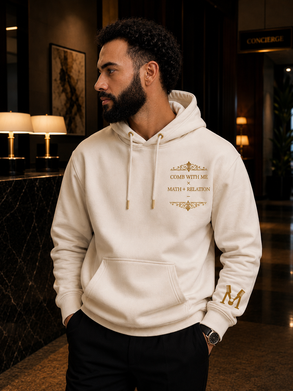 COMB WITH ME × MATH ± RELATION Signature Edition Hoodie