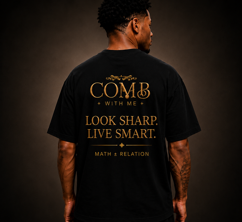 COMB WITH ME × MATH ± RELATION Founder Edition Tee