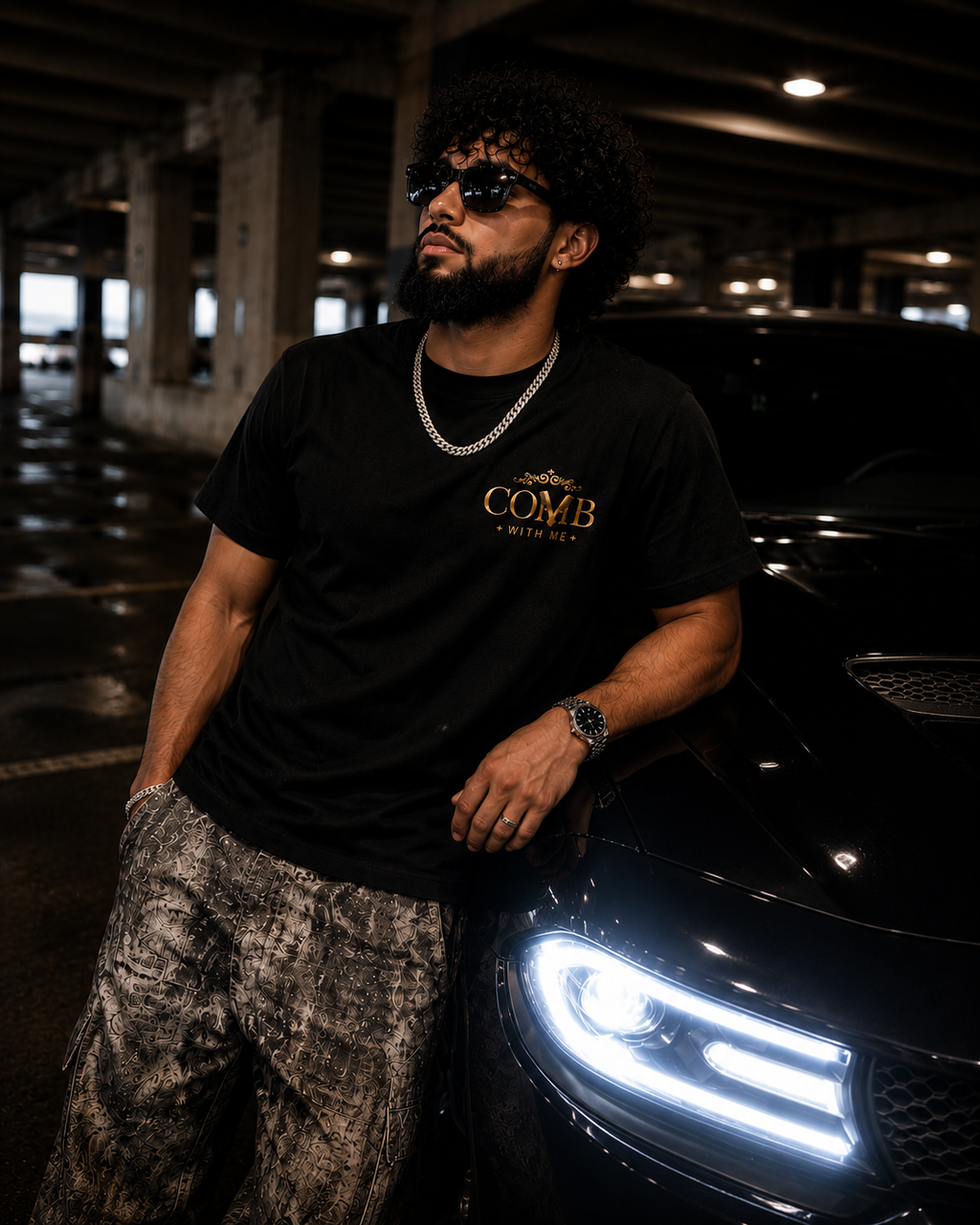 Comb With Me™ Everyday Tee — Black