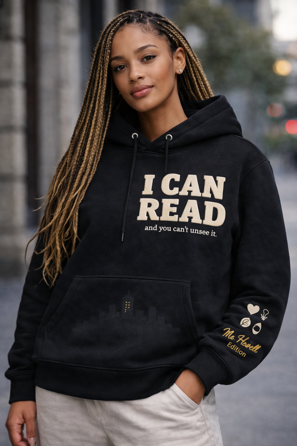 Raised By Words Hoodie