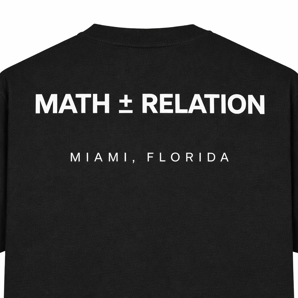 Math ± Relation — Academic Standard | Black Uniform