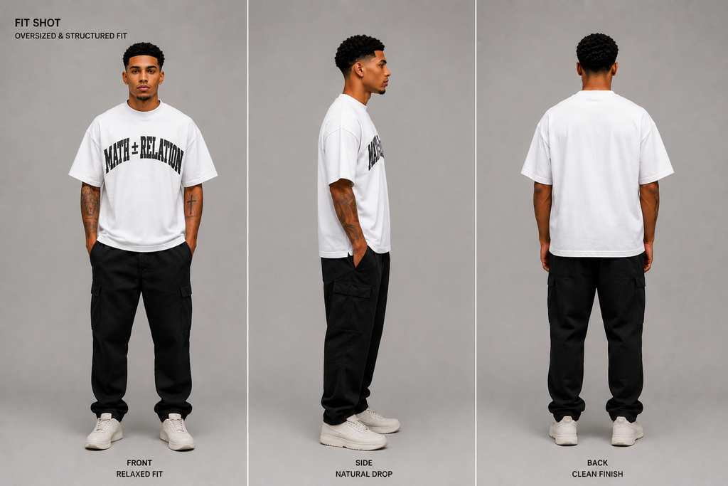 The Foundation Tee - Chalk/White