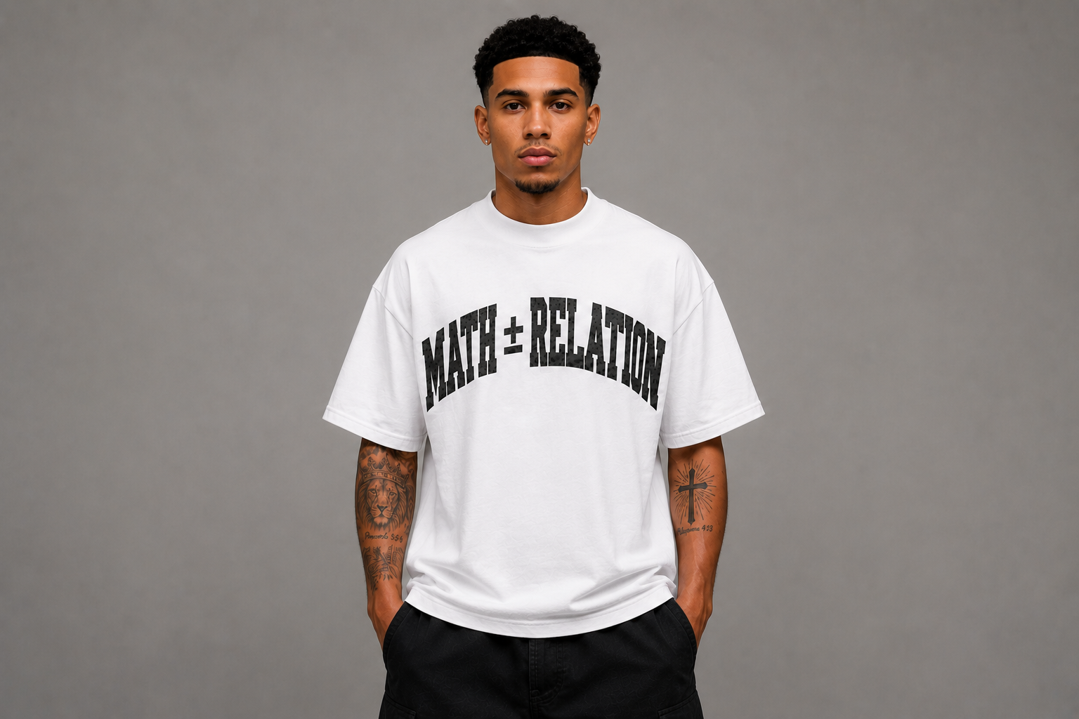 The Foundation Tee - Chalk/White