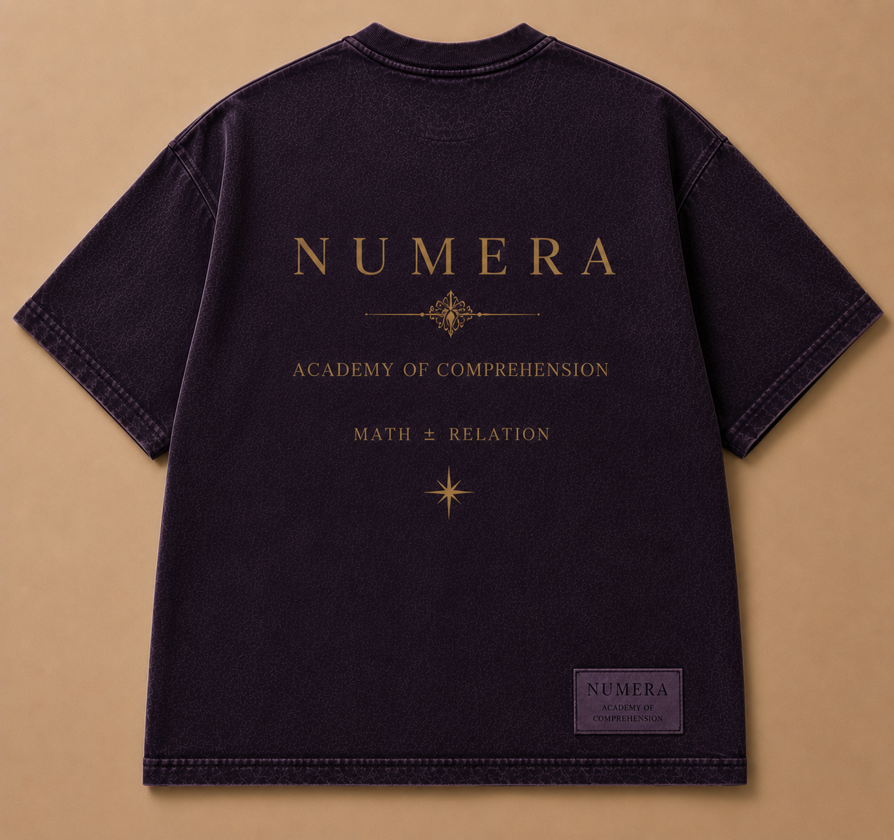 NUMERA - Porcelain Bloom Tee (Midnight Violet Edition)