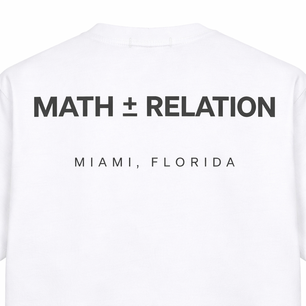 Math ± Relation — Academic Standard | White Uniform