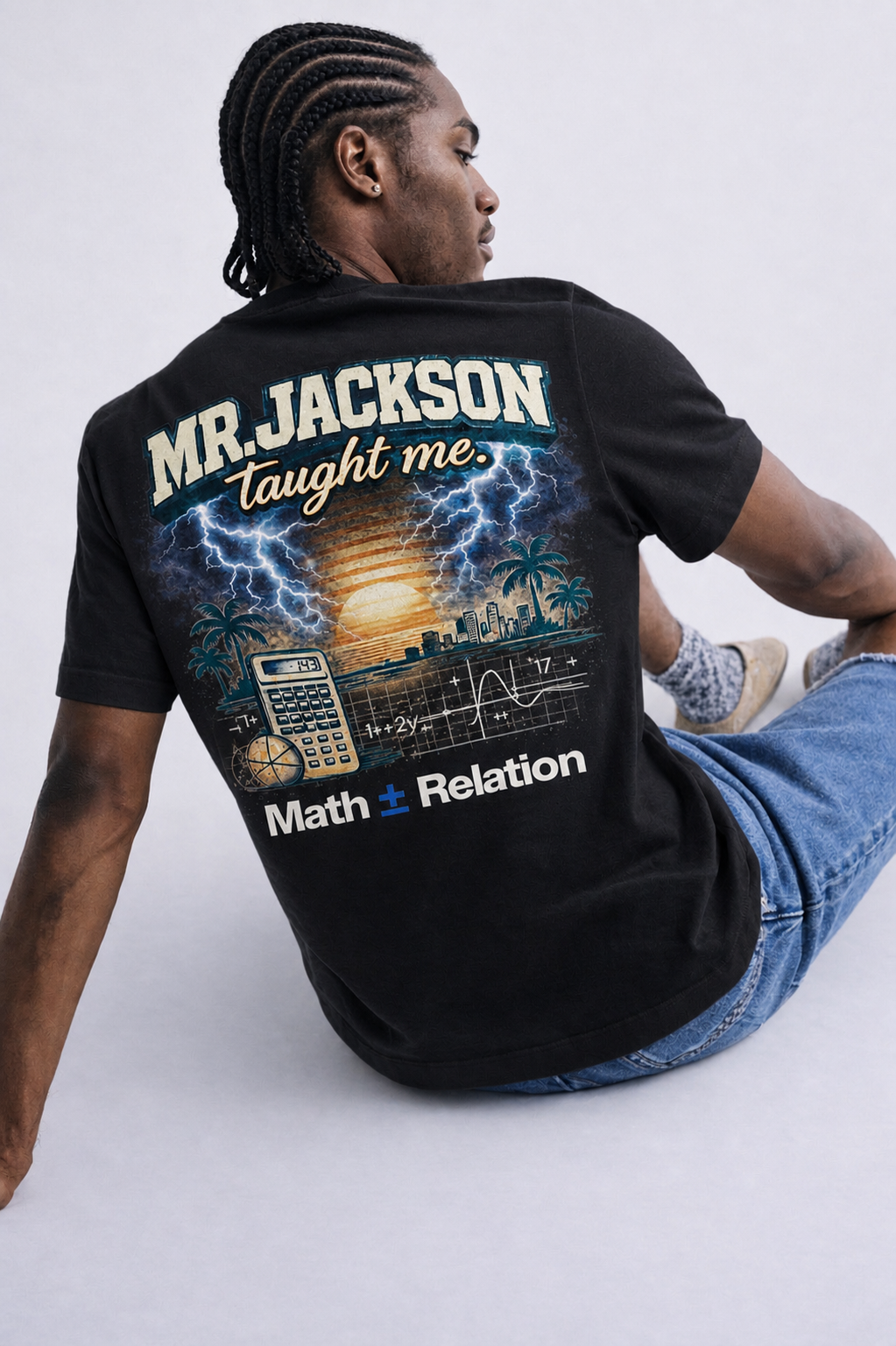 MR. JACKSON TAUGHT ME — Graphic Tee (Black)