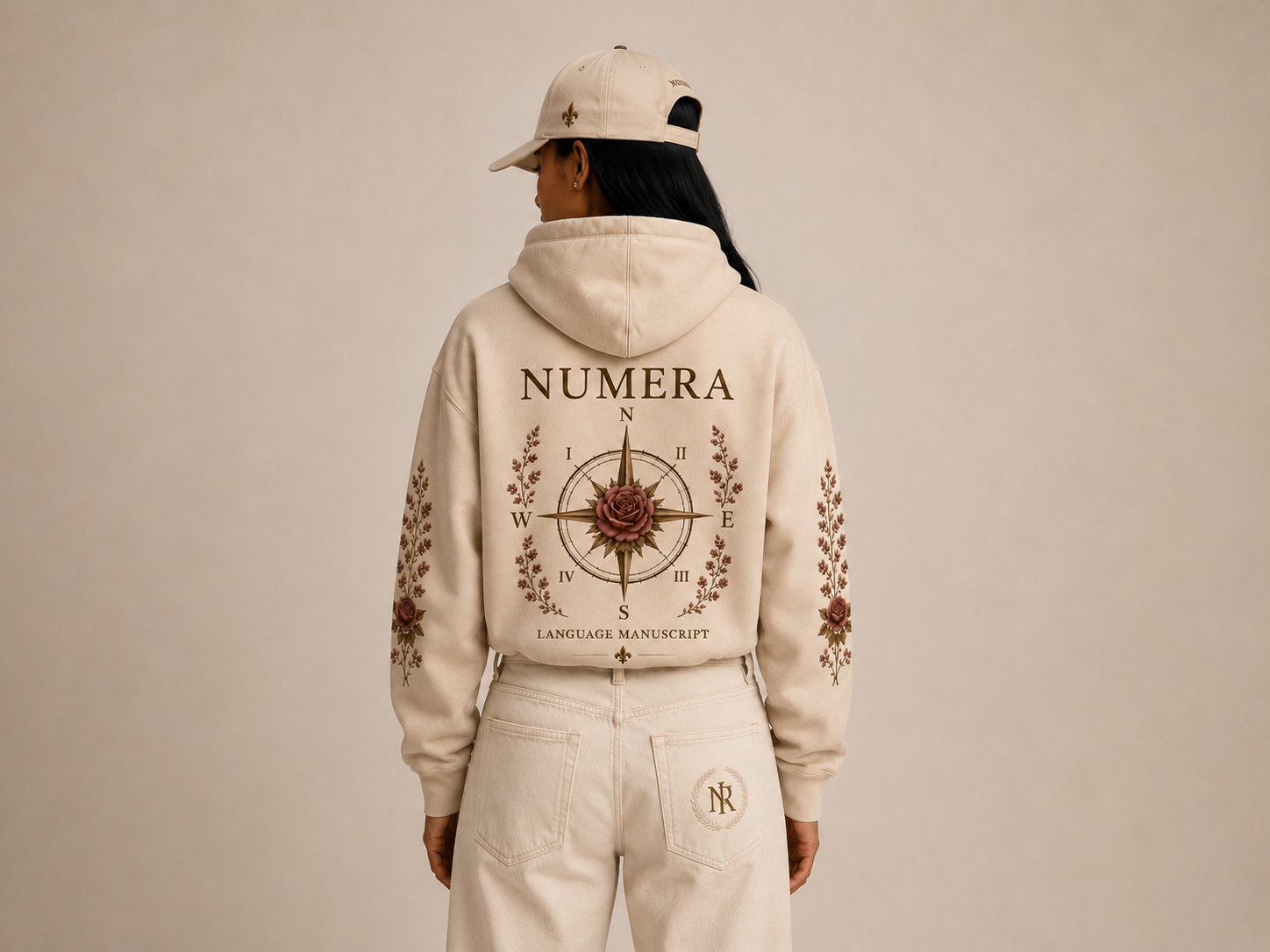 NUMERA — Language Manuscript Hoodie